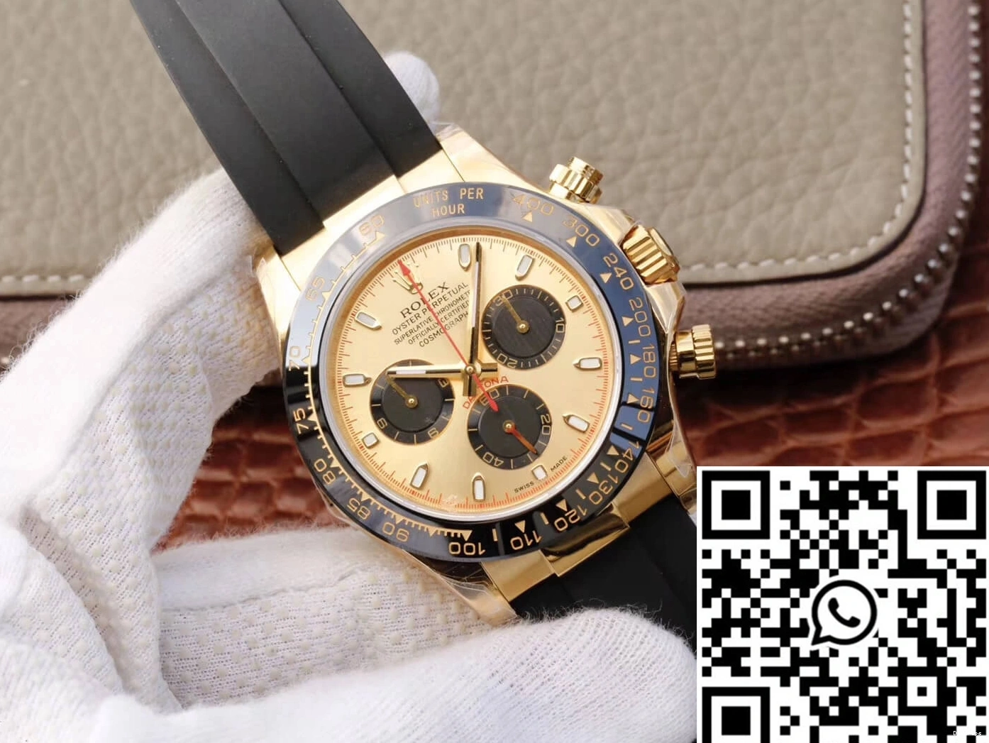 Chronograph Daytona Rolex V6 Yellow 116518ln JH Factory Gold Black Cosmograph 0423